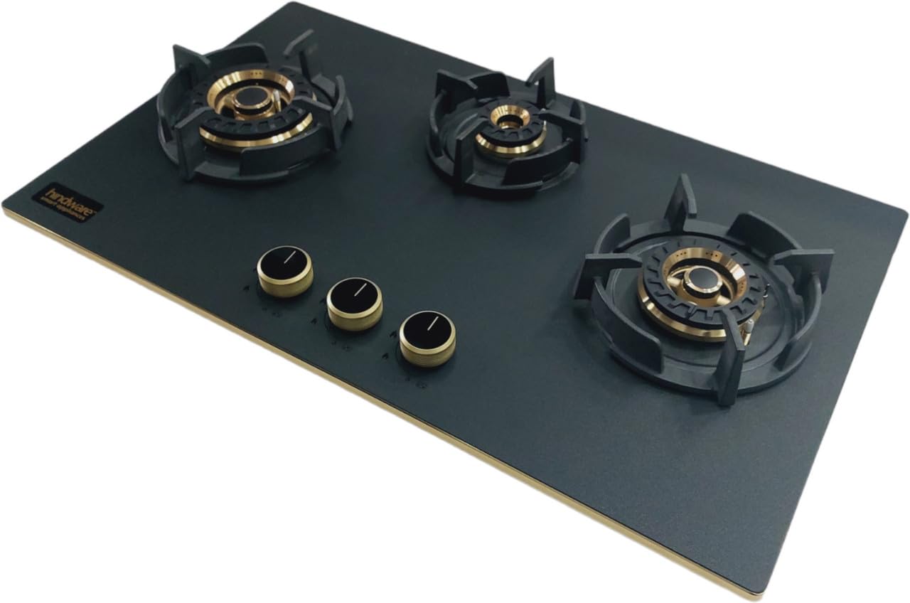 Hindware Ivana 3 Burner Built in Hob 75CM