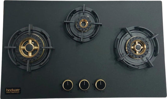 Hindware Ivana 3 Burner Built in Hob 75CM
