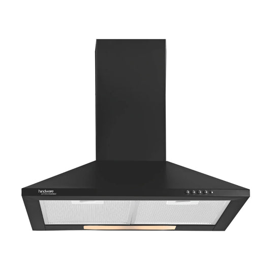 Hindware Clara Neo Black 60 cm Wall Mounted Chimney