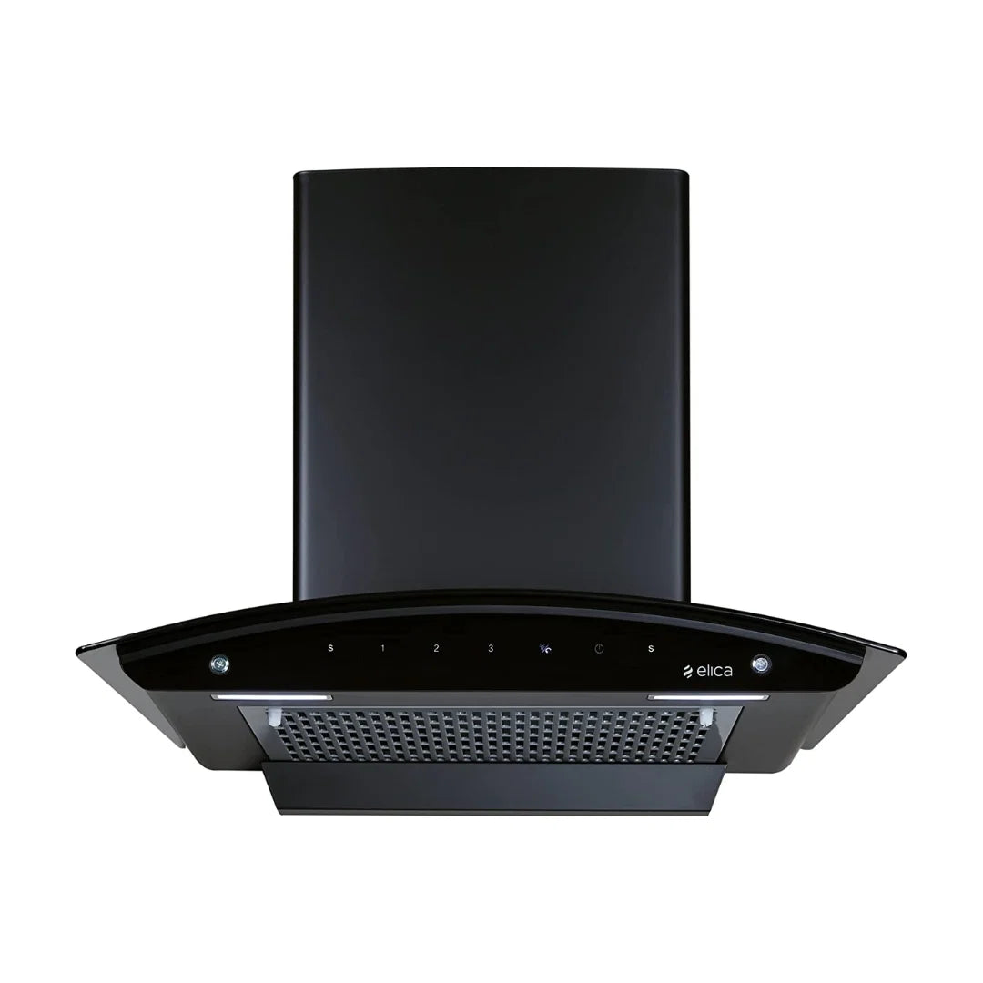 Elica 90 cm Wall Mounted Chimney FL 900 SLIM HAC MS NERO