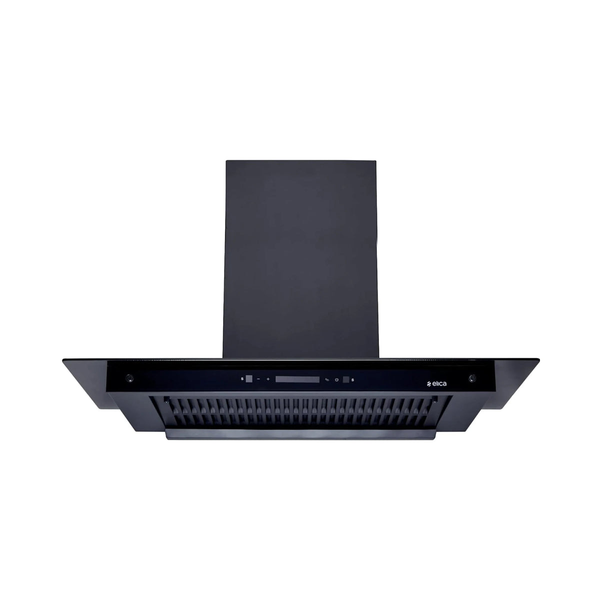 Elica 90 cm Wall Mounted Chimney FLAT FL 900 MAX BLDC HAC LTW MS NERO (FULL GRILL)
